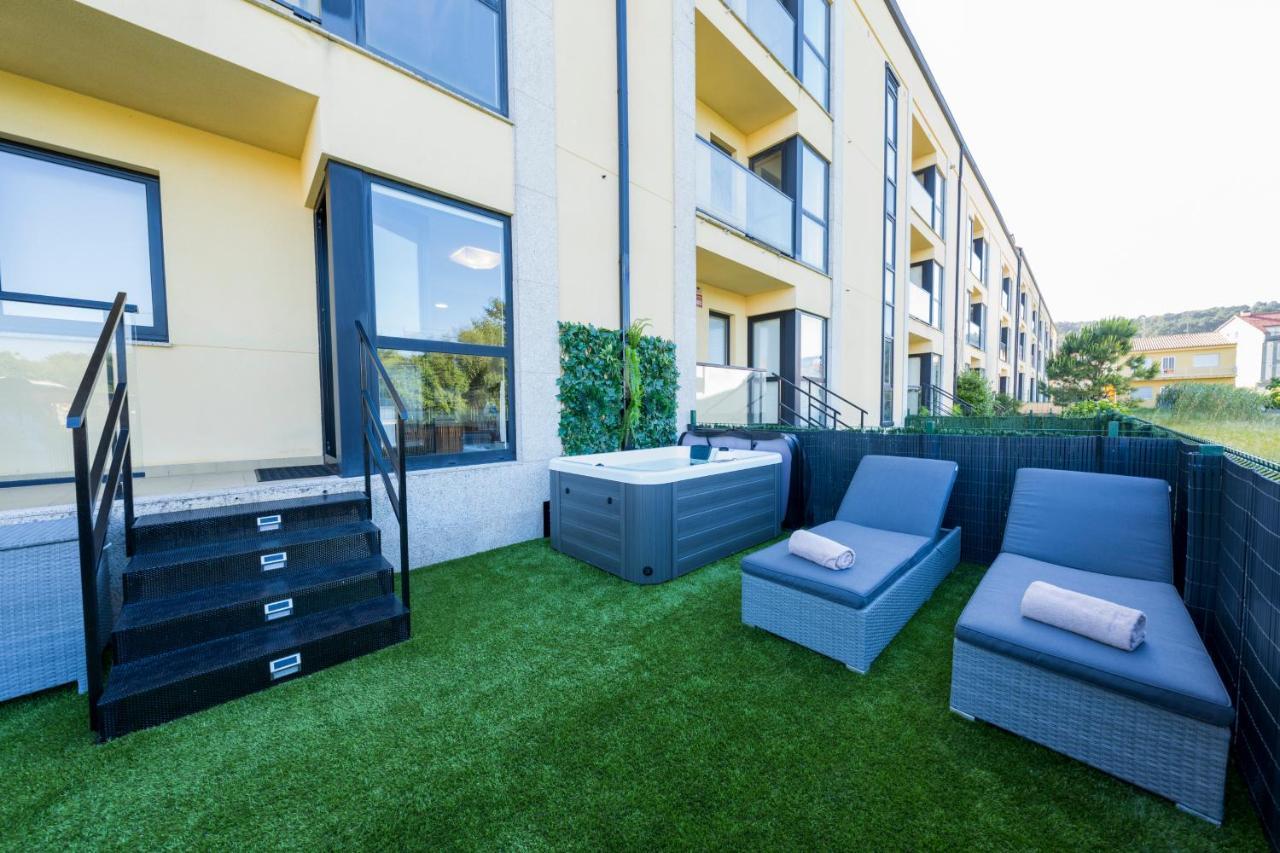 Garden Fisterra - Jacuzzi, Jardin Privado Y Vista Mar Appartement Buitenkant foto