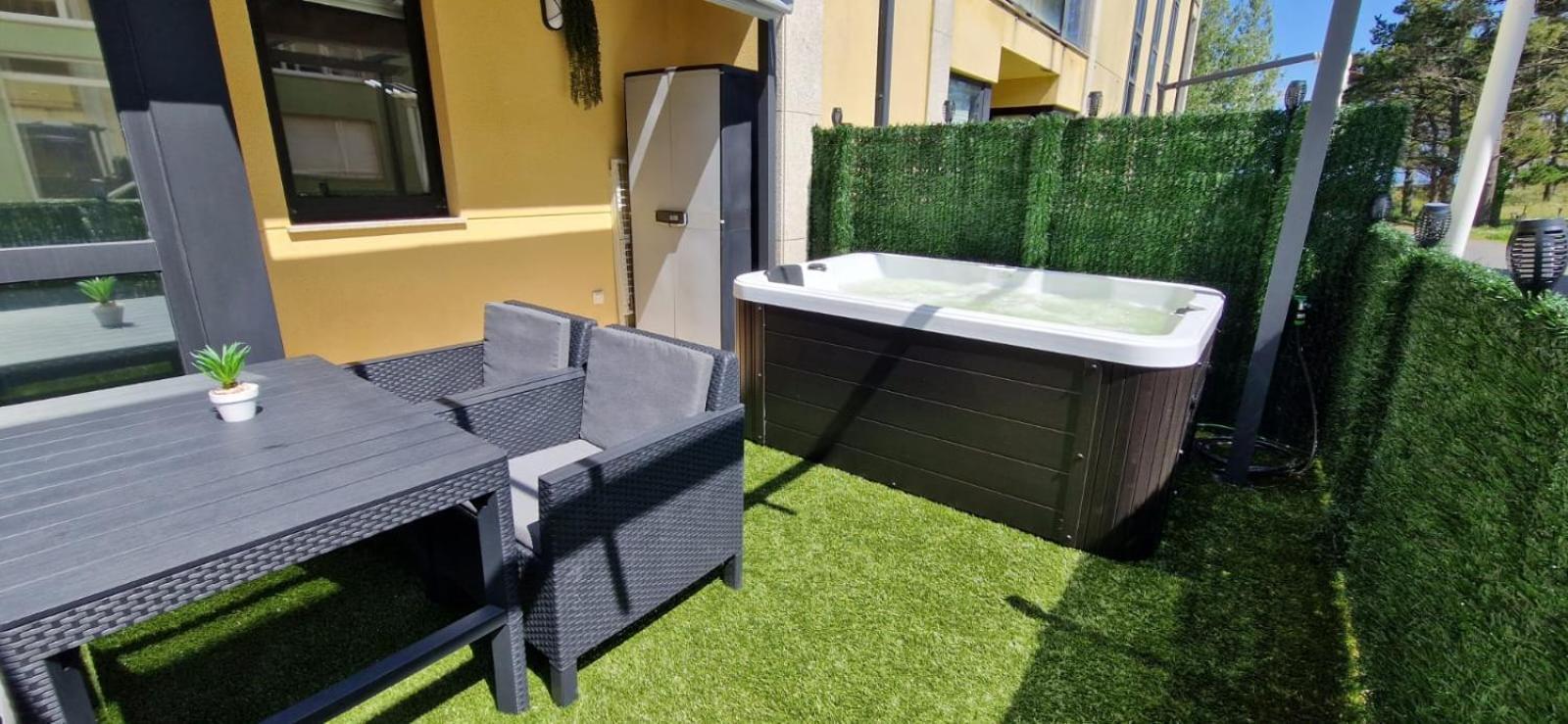 Garden Fisterra - Jacuzzi, Jardin Privado Y Vista Mar Appartement Buitenkant foto
